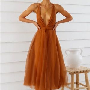 Hello Molly chocolate summer Cinderella dress